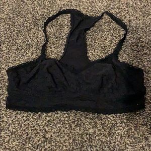 Black Aerie Bralette: Size Large